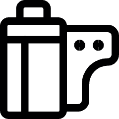 Photography Equipment Film Icon from Ultimate Regular Set