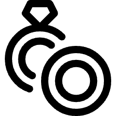 Rings Couple Icon from Ultimate Regular Set