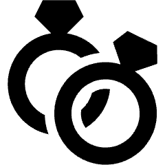 Rings Double Icon from Ultimate Bold Set