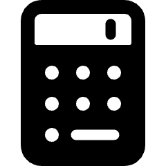 Accounting Calculator Icon from Ultimate Bold Set