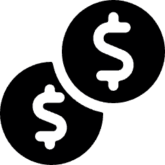 Accounting Coins Icon from Ultimate Bold Set