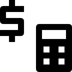 Account Calculator Icon from Nova Solid Set