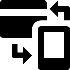 Account Credit Card Mobile Smartphone Wiring Icon from Nova Solid Set