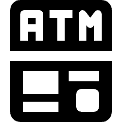 Atm Money Machine 1 Icon from Nova Solid Set