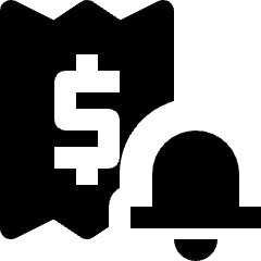 Billing Notification Icon from Nova Solid Set