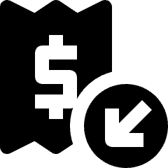 Billing Recieve Receipt Icon from Nova Solid Set