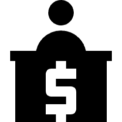 Business Anouncement Podium Icon from Nova Solid Set