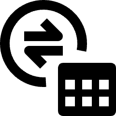 Money Exchange Schedule Icon from Nova Line Set