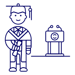 Graduate Student 1 Illustration from UX Line Set