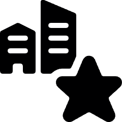 Real Estate Action Building Star Icon from Ultimate Bold Set