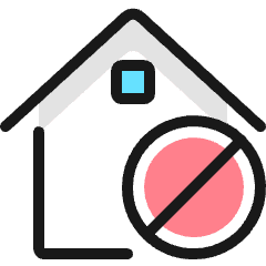 Real Estate Action House Disable Icon from Ultimate Colors Set