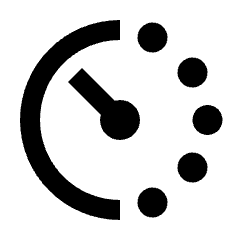 Avg Pace Icon from Sharp Line - Streamline Material Set