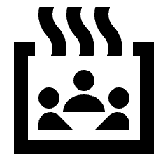 Bath Public Large Icon from Sharp Line - Material Pro Set