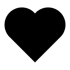 Card Face Heart Fill Icon from Outlined Fill - Streamline Material Set