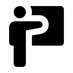 Class Lesson Fill Icon from Rounded Fill - Material Pro Set