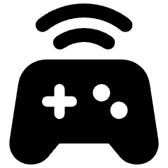 Controller Wireless Fill Icon from Rounded Fill - Material Pro Set