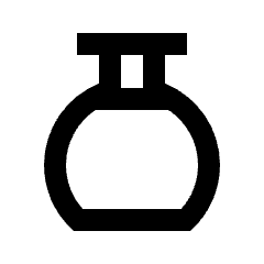 Flask Full Icon from Sharp Line - Material Pro Set