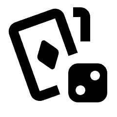 Gambling Icon from Rounded Line - Streamline Material Set