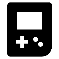 Gameboy Fill Icon from Outlined Fill - Streamline Material Set