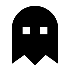 Ghost Fill Icon from Sharp Fill - Streamline Material Set