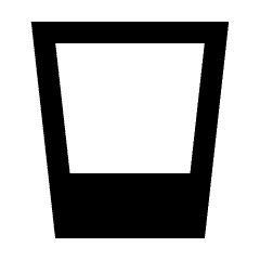 Glass Cup Fill Icon from Sharp Fill - Streamline Material Set