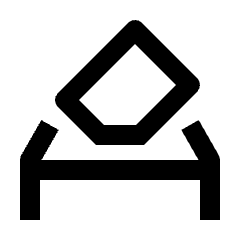 How To Vote Icon from Outlined Line - Streamline Material Set