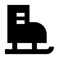 Ice Skating Fill Icon from Sharp Fill - Streamline Material Set