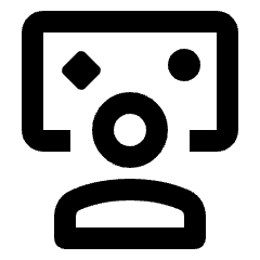 Interactive Space Icon from Rounded Line - Streamline Material Set