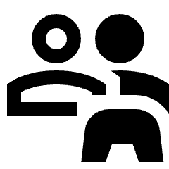 Multi Player Icon from Sharp Line - Material Pro Set