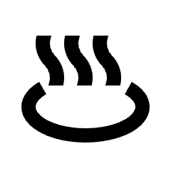 Onsen Fill Icon from Sharp Fill - Material Pro Set