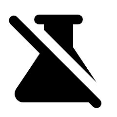 Science Off Fill Icon from Rounded Fill - Streamline Material Set