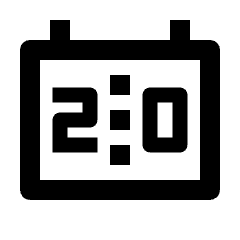 Scoreboard Icon from Outlined Line - Streamline Material Set