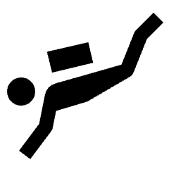 Scuba Diving Fill Icon from Sharp Fill - Material Pro Set