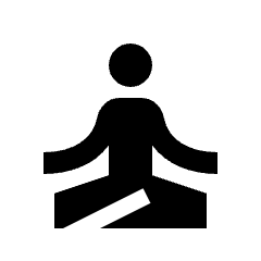 Self Improvement Fill Icon from Sharp Fill - Streamline Material Set