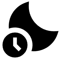 Sleep Score Fill Icon from Sharp Fill - Streamline Material Set