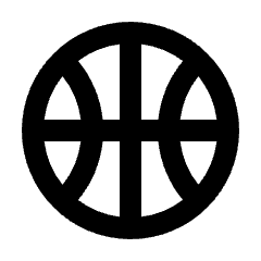 Sports Basketball Icon from Rounded Line - Material Pro Set