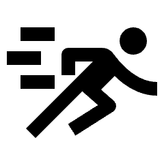 Sprint Fill Icon from Outlined Fill - Streamline Material Set