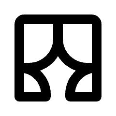 Theaters Curtain Icon from Rounded Line - Streamline Material Set