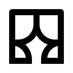 Theaters Curtain Icon from Outlined Line - Streamline Material Set