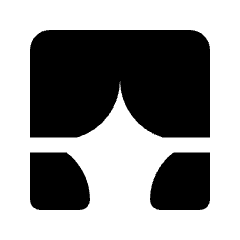 Theaters Curtain Fill Icon from Rounded Fill - Streamline Material Set