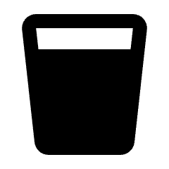 Water Full Fill Icon from Rounded Fill - Material Pro Set