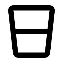 Water Medium Icon from Rounded Line - Material Pro Set