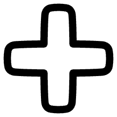 Add 2 Icon from Plump Line Set