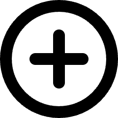 Add Circle Icon from Micro Line Set