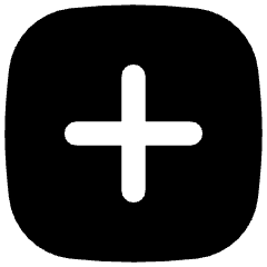 Add Square Icon from Flex Solid Set