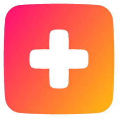 Add Square Icon from Plump Gradient Set