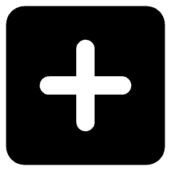 Add Square Icon from Core Solid Set