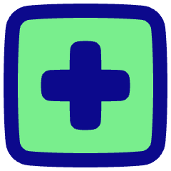 Add Square Icon from Plump Pop Set