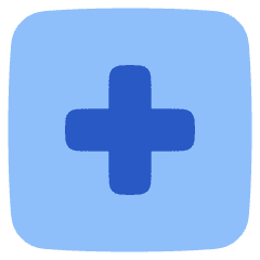 Add Square Icon from Plump Flat Set