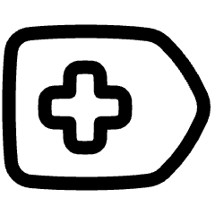 Add Tag Icon from Plump Line Set